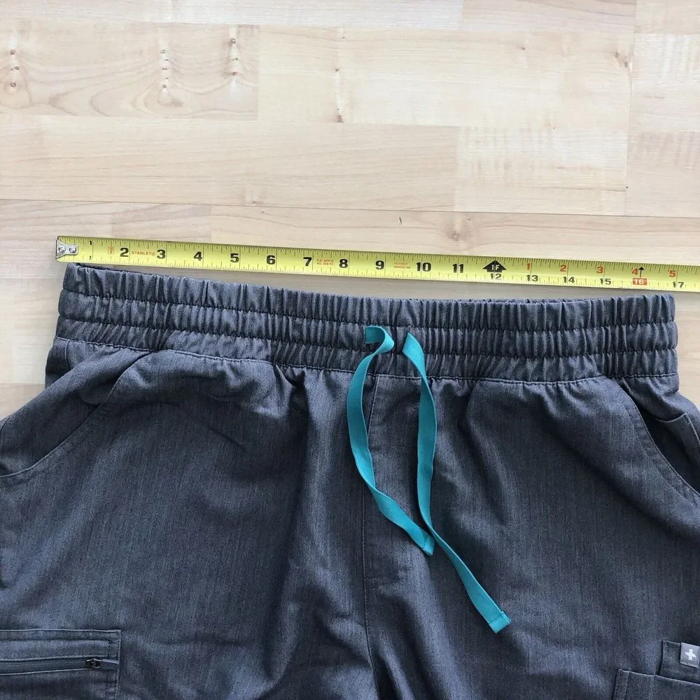 FIGS Gray Technical Collection Shirt Jogger Scrub Set Women's Large - Picture 15 of 16